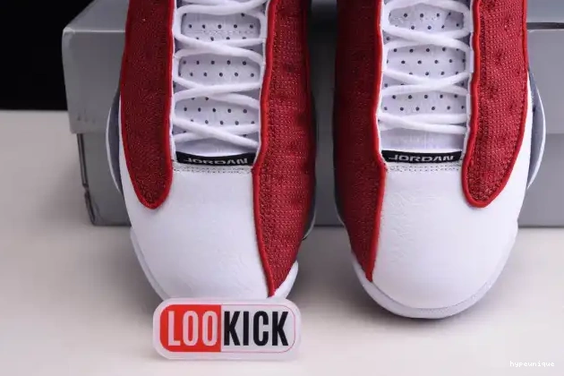 HYPE Grey Gym Flint Air Retro Jordan Red 13 414571-600 0522